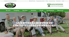Desktop Screenshot of campingilemarie.com